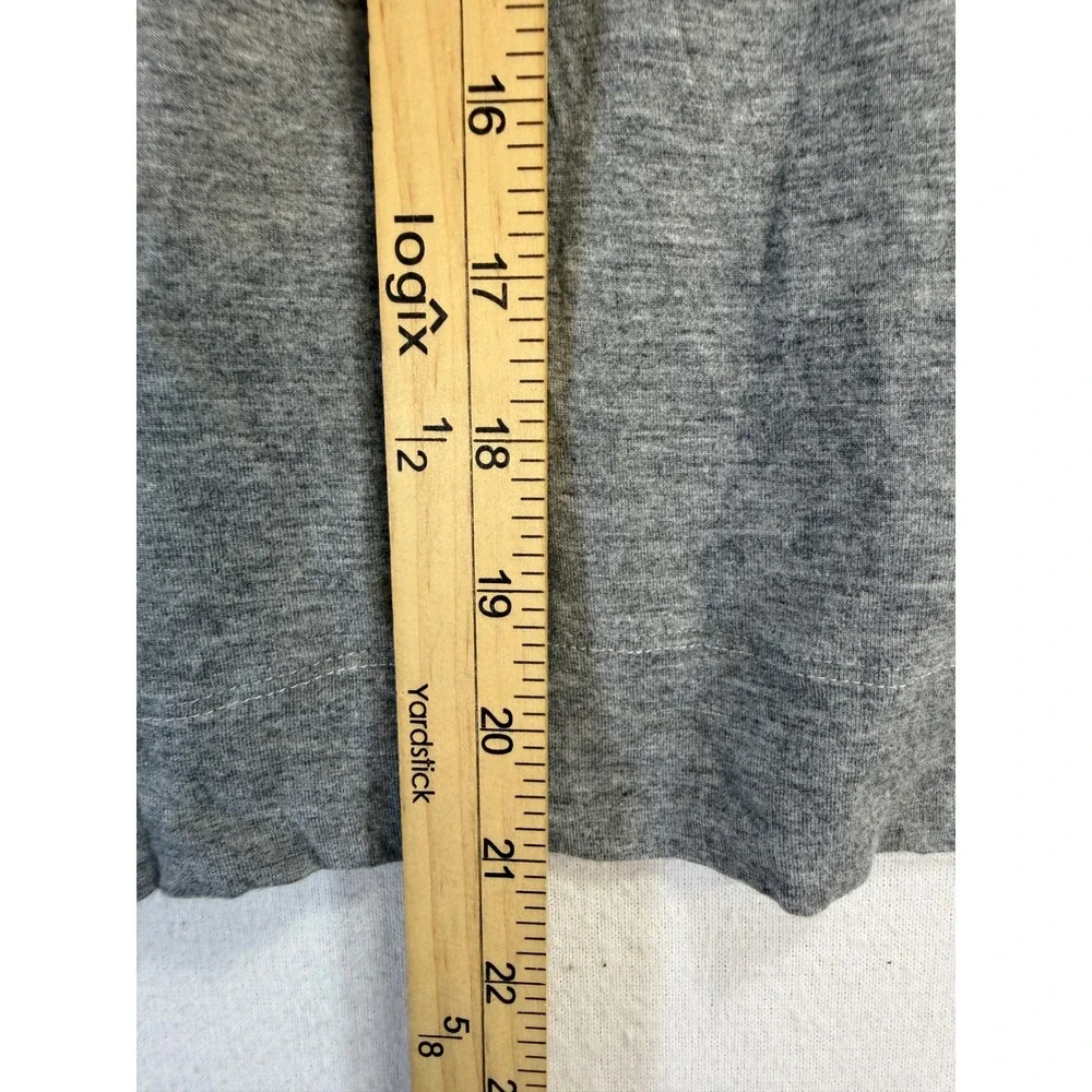 Daytrip Kids Girls Heather Gray Sequin Shoulder Long Sleeve Top Medium